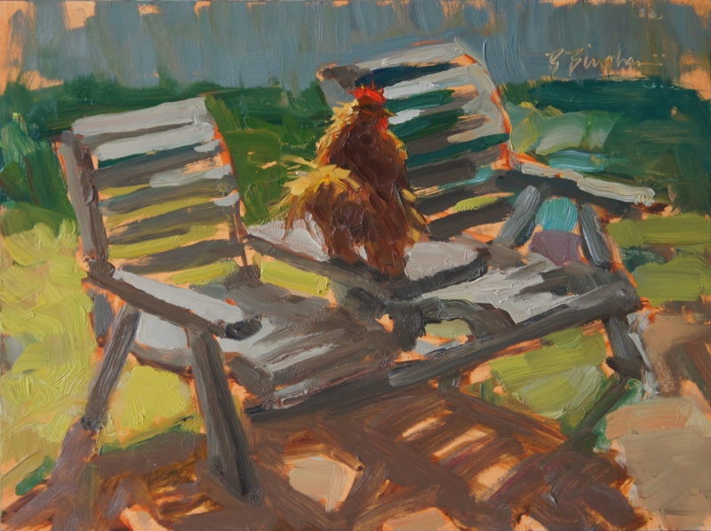Cock Tails by artist Bruce Bingham